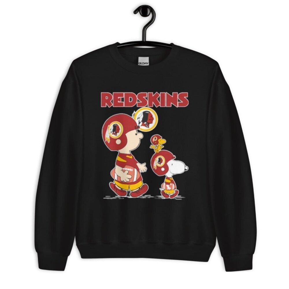 Washington Redskins NFL Football Snoopy Woodstock Peanuts Movie Sweatshirt 159